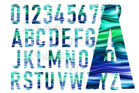 Dive Into Design With Water Alphabet Png Sea Font