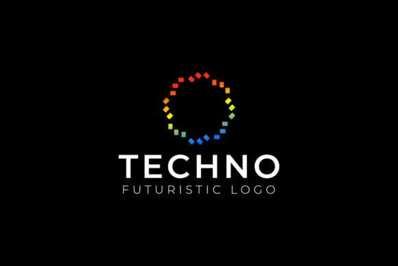 Gradient Pixel Logo: A Modern Typeface for Bold Branding