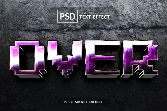 Over Pixel 3d Text Effect Editable: A Designer's Secret Weapon