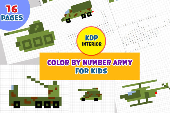 Pixel Art Color by Numbers for Kids: A Creative Activity Book