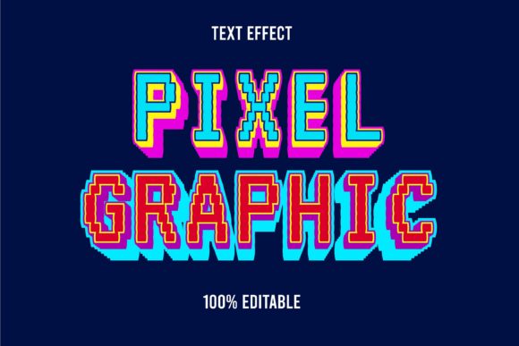 Pixel Graphic Text Effect: A Modern Vector Toolkit for Designers