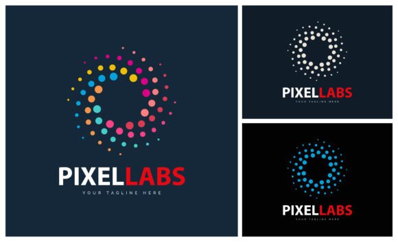 Pixel Labs Molecule Modern Pixel Logo: A Fresh Take on Digital Aesthetics