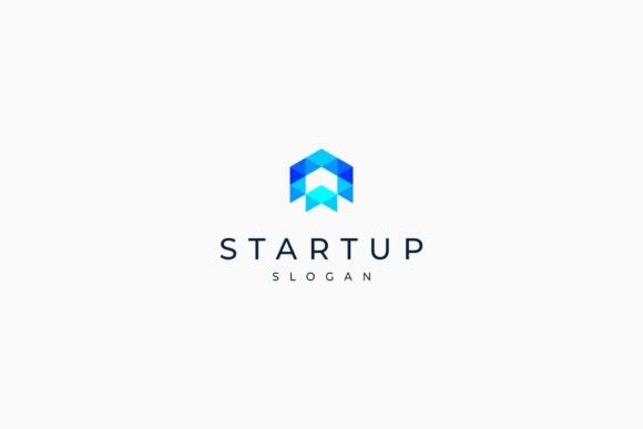 Startup Pixel Triangle Colorful Logo: A Vibrant Foundation